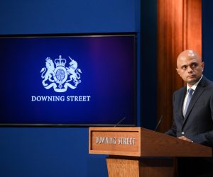 FILE PHOTO: Britain's Prime Minister Johnson, Chancellor of the Exchequer Sunak and Health Secretary Javid give news conference in London FILE PHOTO: Britain's Health Secretary Sajid Javid looks on during a news conference with Britain's Prime Minister Boris Johnson and Britain's Chancellor of the Exchequer Rishi Sunak, in Downing Street, in London, Britain, September 7, 2021. REUTERS/Toby Melville/Pool/File Photo TOBY MELVILLE