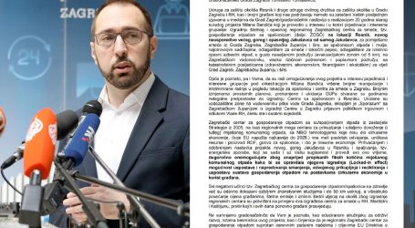 Udruge za zaštitu okoliša bijesne na Tomaševića: “Nastavljate suludi projekt Milana Bandića”