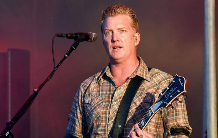 LONDON, ENGLAND - JUNE 30:  Josh Homme of Queens of the Stone Age performs on stage at Finsbury Park on June 30, 2018 in London, England.  (Photo by Dave J Hogan/Dave J Hogan/Getty Images)