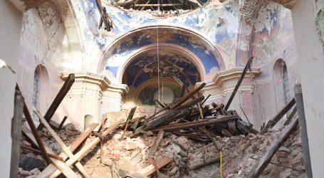 Do obnove crkve u Žažini, vjerski obredi održavat će se u montažnom objektu