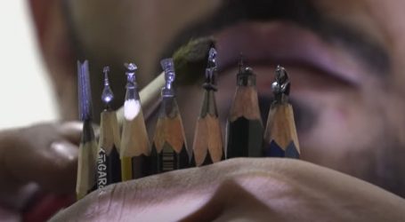 Egipatski umjetnik izrađuje impresivna djela na vrhu grafitnih olovaka