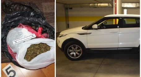 Policija u Zagrebu uhitila trojicu zbog krađe dva land rovera i BMW-a, pronašli i skoro 30 kg marihuane