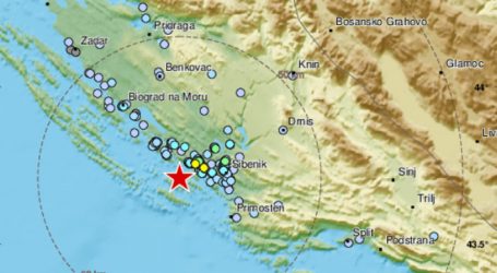 Potres jačine 3.2 po Richteru pogodio okolicu Šibenika