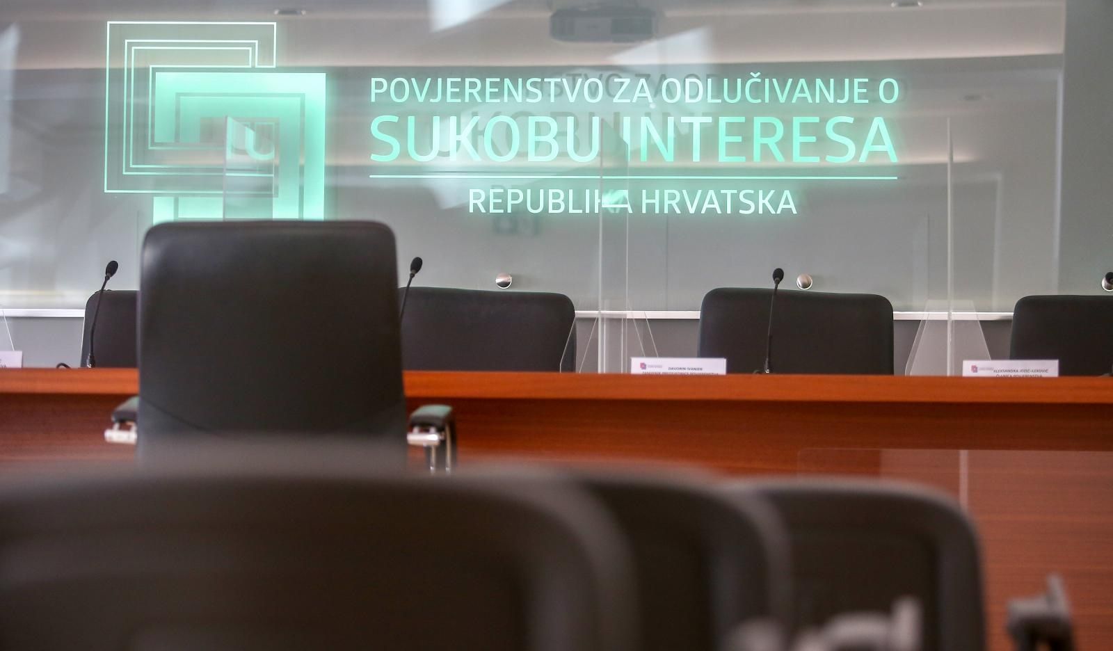 12.02.2021., Zagreb - Sjednica povjerenstva za odlucivanje o sukobu interesa. 
Photo: Matija Habljak/PIXSELL