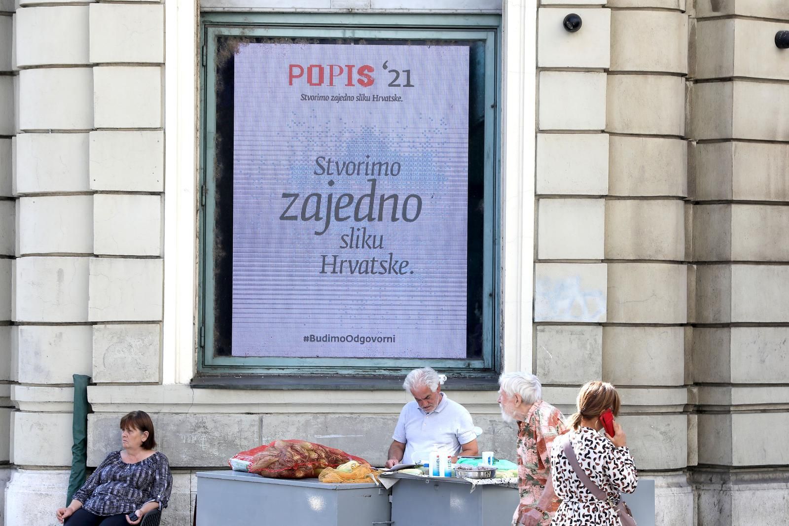 28.09.2021., Zagreb - Nakoni dva tjedna samopopisivanja danas je pocelo terensko popisivanje kao zavrsna faza Popisa stanovnistva 2021. godine.
Photo: Patrik Macek/PIXSELL