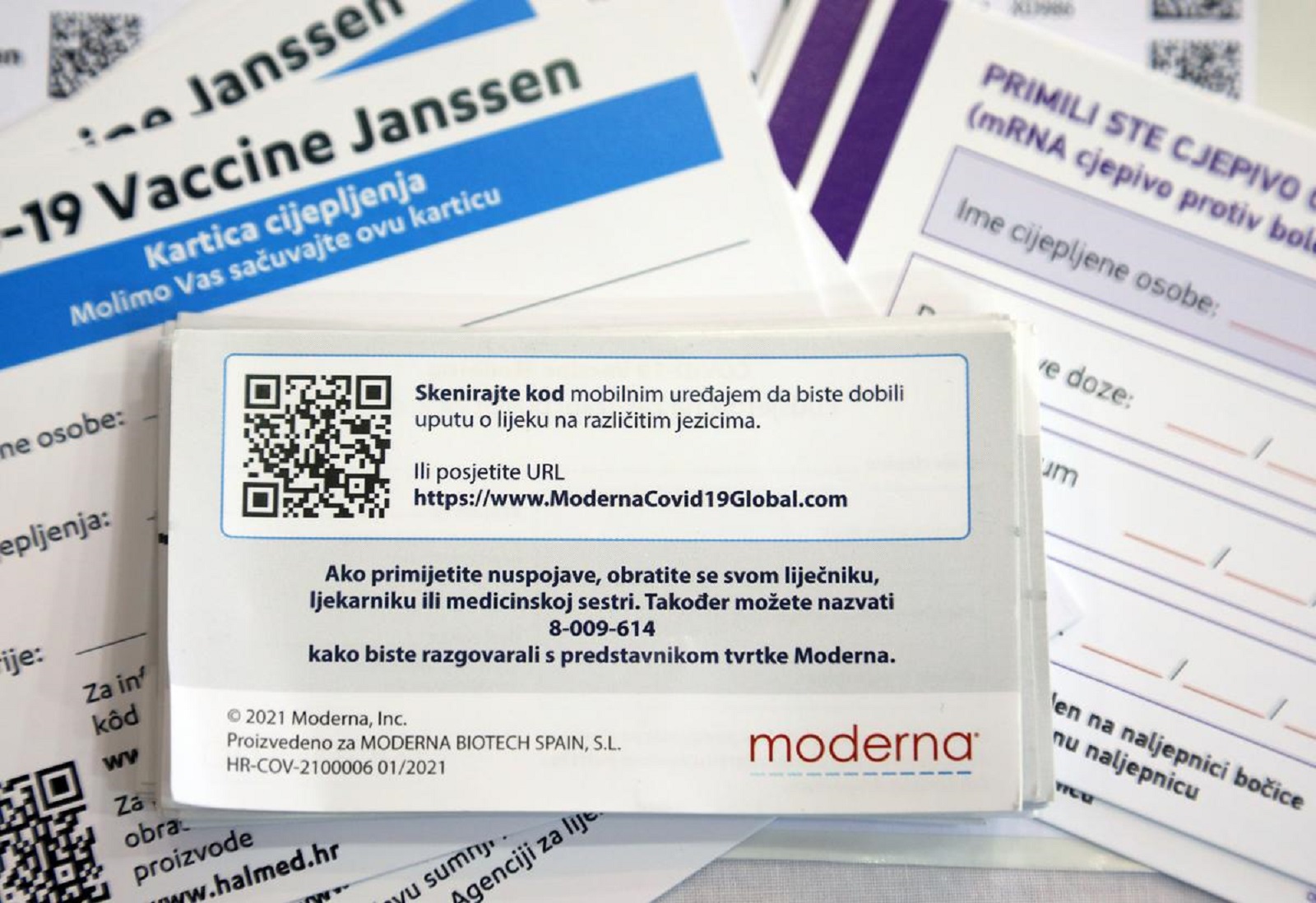 11.09.2021., Sibenik - Cjepivo protiv koronavirusa. Moderna. 
Photo: Dusko Jaramaz/PIXSELL