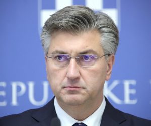 12.10.2021., Zagreb - Banski dvori. Izjava premijera Andreja Plenkovica nakon sastanka koalicije.