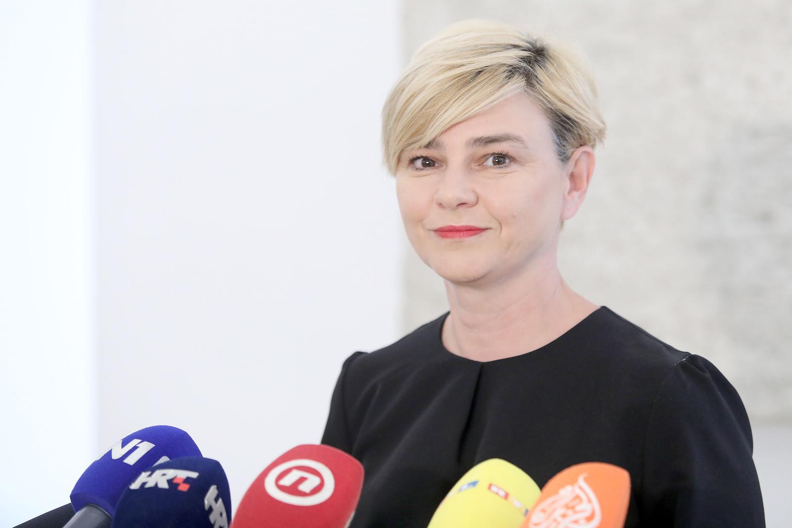 18.06.2021., Zagreb - Zastupnica Sandra Bencic  komentirala je u Saboru rebalans proracuna. 
Photo: Patrik Macek/PIXSELL