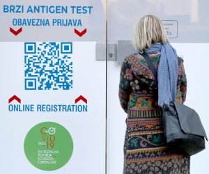 25.10.2021., Zagreb - Na sve vise lokacija u nasim gradovima nudi se komercijano brzo antigensko testiranje na covid-19.