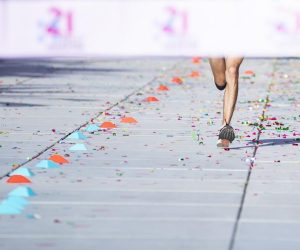 26.09.2021., Split - Ivan Dracar, pobjednik 21. Split maratona u organizaciji Maraton kluba Marjan u Splitu. 
Photo: Milan Sabic/PIXSELL