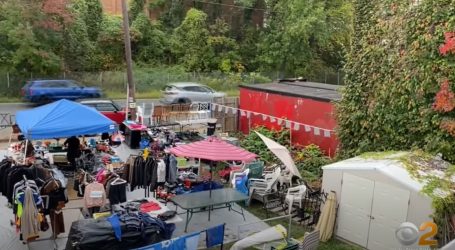 New York: Dvorišni sajam u četvrti Staten Island zabava za prodavače i kupce