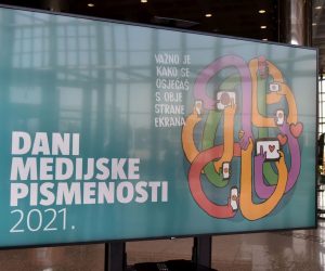 16.4.2021.,Zagreb - U Nacionalnoj sveucilisnoj knjiznici odrzani su 4. Dani medijske pismenosti u organizaciji Agencije za elektronicke medije i UNICEF-a.
Photo: Davorin Visnjic/PIXSELL