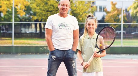Laura Hrle (10), kći repera iz Soma Dollara, nova je hrvatska teniska nada