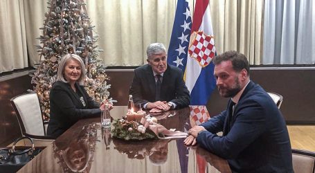 Banožić se u BiH sastao s Čovićem i kardinalom Puljićem, razgovarali o reformi izbornog zakona i položaju Hrvata