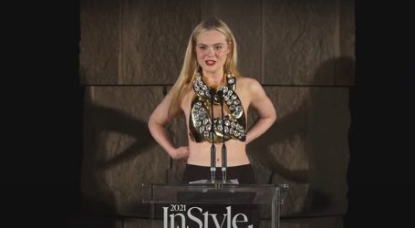 Elle Fanning za dodjelu InStyle awards odjenula ‘zlatni lanac’