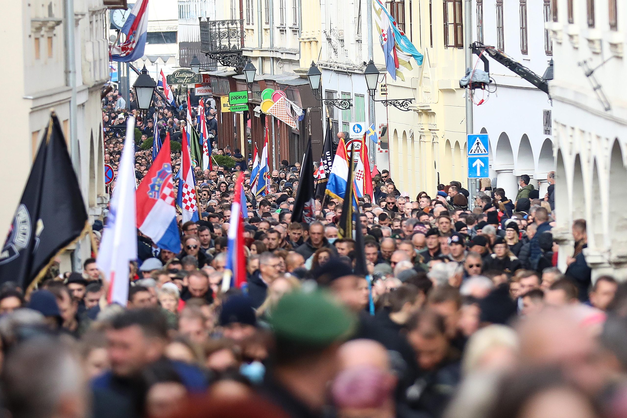 18.11.2021., Vukovar - Obiljezavanje 30. obljetnice vukovarskog stradanja pod nazivom Dan sjecanja na zrtvu Vukovara 1991.- 2021.