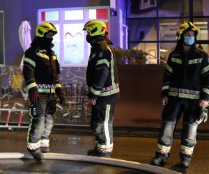 26.11.2021., Zagreb – U popodnevnim satima izbio požar na kuci u Krapinskoj ulici. Jedna osoba ozlijedjena. Photo: Igor Kralj/PIXSELL