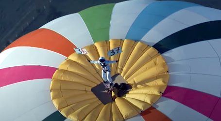 Rémi Ouvrard oborio vlastiti rekord stojeći na balonu – visina 4016 metara