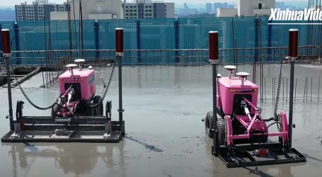 Kina: Raznovrsni roboti rade na izgradnji nebodera