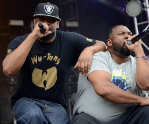 2ER95C8 May 27, 2018: Rap artists Ghostface Killah and Raekwon of the Wu Tang Clan performs during the Soundset Music Festival at the Minnesota State Fairgrounds in Falcon Heights, Minnesota. (Photo by Ricky Bassman/CSM/Sipa USA)
