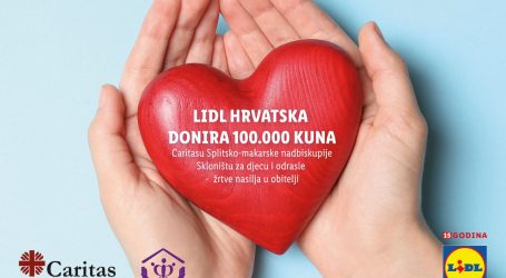 Lidl Hrvatska donirao 100 tisuća kuna Caritasu Splitsko-makarske nadbiskupije