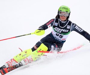 03.01.2021., Zagreb - Prva voznja zenskog slaloma Audi FIS Svjetskog skijaskog kupa Snow Queen Trophy. Zrinka Ljutic Photo: Luka Stanzl/PIXSELL