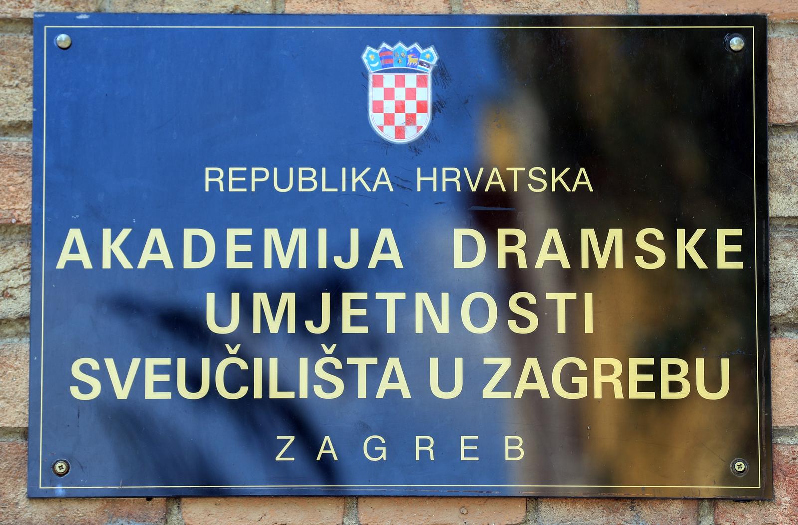 10.05.2018., Zagreb - Zgrada Akademije Dramskih Umjetnosti Sveucilista u Zagrebu ."nPhoto: Slavko Midzor/PIXSELL"n