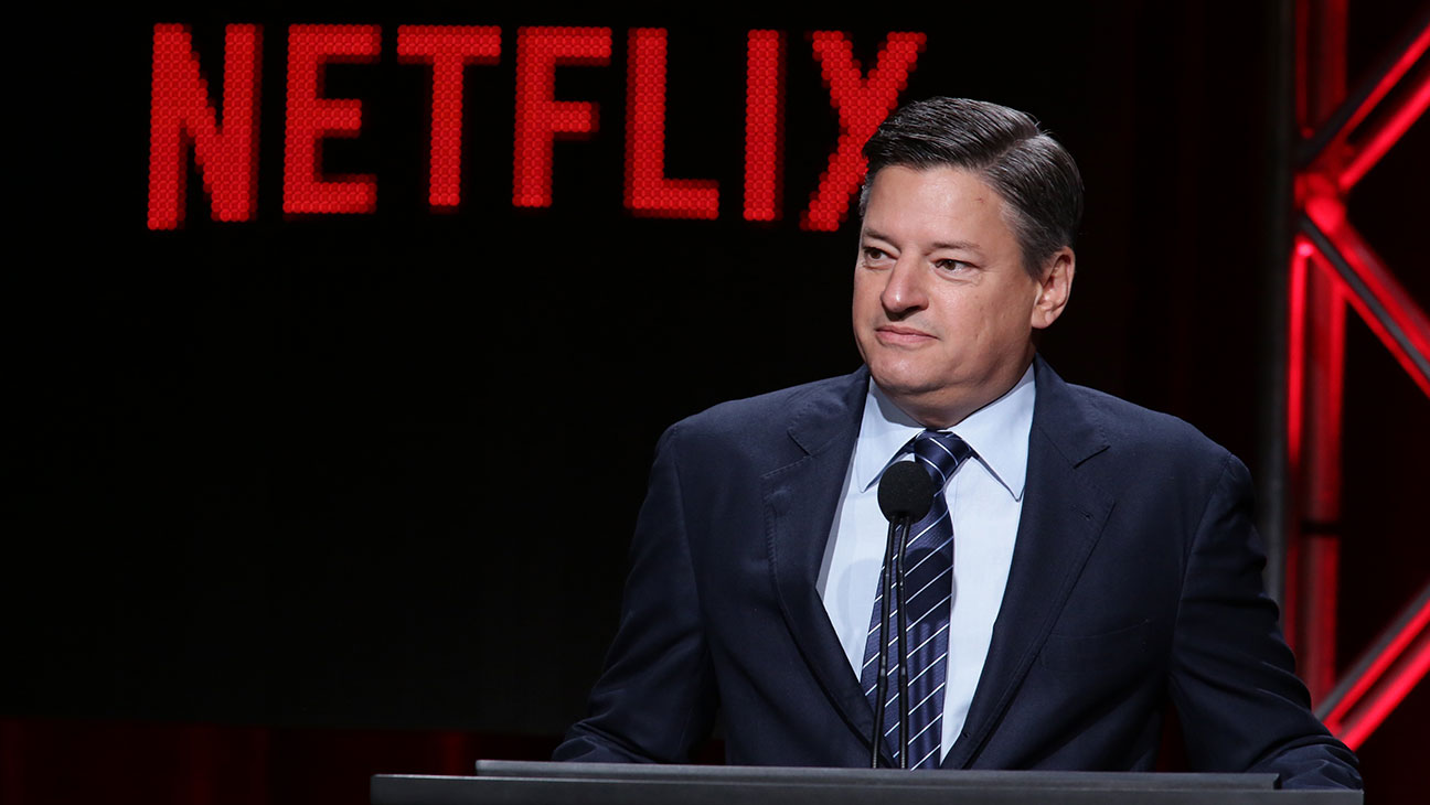Netflix Chief Content Officer Ted Sarandos seen at Netflix 2015 Summer TCA at the Beverly Hilton Hotel on Tuesday, July 28, 2015, in Beverly Hills, CA. (Photo by Eric Charbonneau/Invision for Netflix/AP Images)