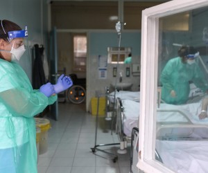 14.12.2021., Zagreb - Klinika za infektivne bolesti "Dr. Fran Mihaljevic" vec se dvije godine nosi s pandemijom covid-19. Photo: Igor Soban/PIXSELL