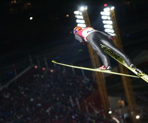 12.02.2006., Torino, Italija - XX Zimske olimpijske igre, skijaski skokovi - mala skakaonica. Andreas Kofler (Austrija). "nPhoto: Zeljko Lukunic/PIXSELL
