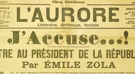 Dan kad je 1898. francuski pisac Emile Zola zavapio ‘Optužujem!’ postao je simbol