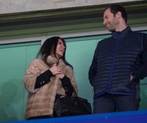 Chelsea director Marina Granovskaia & Petr Cech at full time during the FA Cup 5th round match between Chelsea and Liverpool at Stamford Bridge, London, England on 3 March 2020. PUBLICATIONxNOTxINxUK Copyright: xAndyxRowlandx PMI-3421-0017