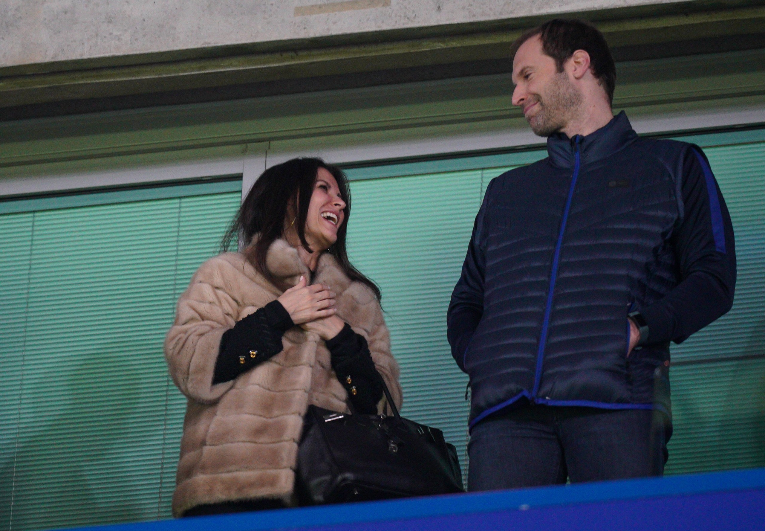 Chelsea director Marina Granovskaia & Petr Cech at full time during the FA Cup 5th round match between Chelsea and Liverpool at Stamford Bridge, London, England on 3 March 2020. PUBLICATIONxNOTxINxUK Copyright: xAndyxRowlandx PMI-3421-0017