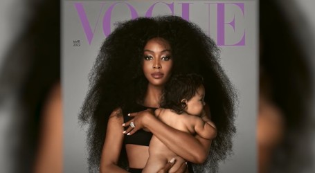 Naomi Campbell na naslovnici britanskog Voguea sa svojom bebom