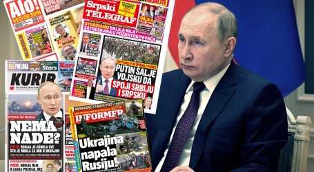Srpski tabloidi: “Ukrajina napala Rusiju; SAD guraju svijet u kaos; Putin stiže prekrojiti Balkan”
