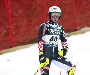 04.01.2022., Zagreb - Prva voznja zenskog slaloma Audi FIS Svjetskog skijaskog kupa Snow Queen Trophy 2022. Zrinka Ljutic Photo: Luka Stanzl/PIXSELL