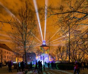 19.03.2022., Zagreb -  Festival svjetla Zagreb 2022 na lokaciji Gornji grad.
 Photo: Davor Puklavec/PIXSELL