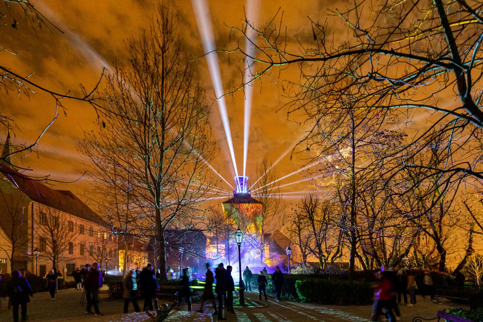 19.03.2022., Zagreb -  Festival svjetla Zagreb 2022 na lokaciji Gornji grad.
 Photo: Davor Puklavec/PIXSELL