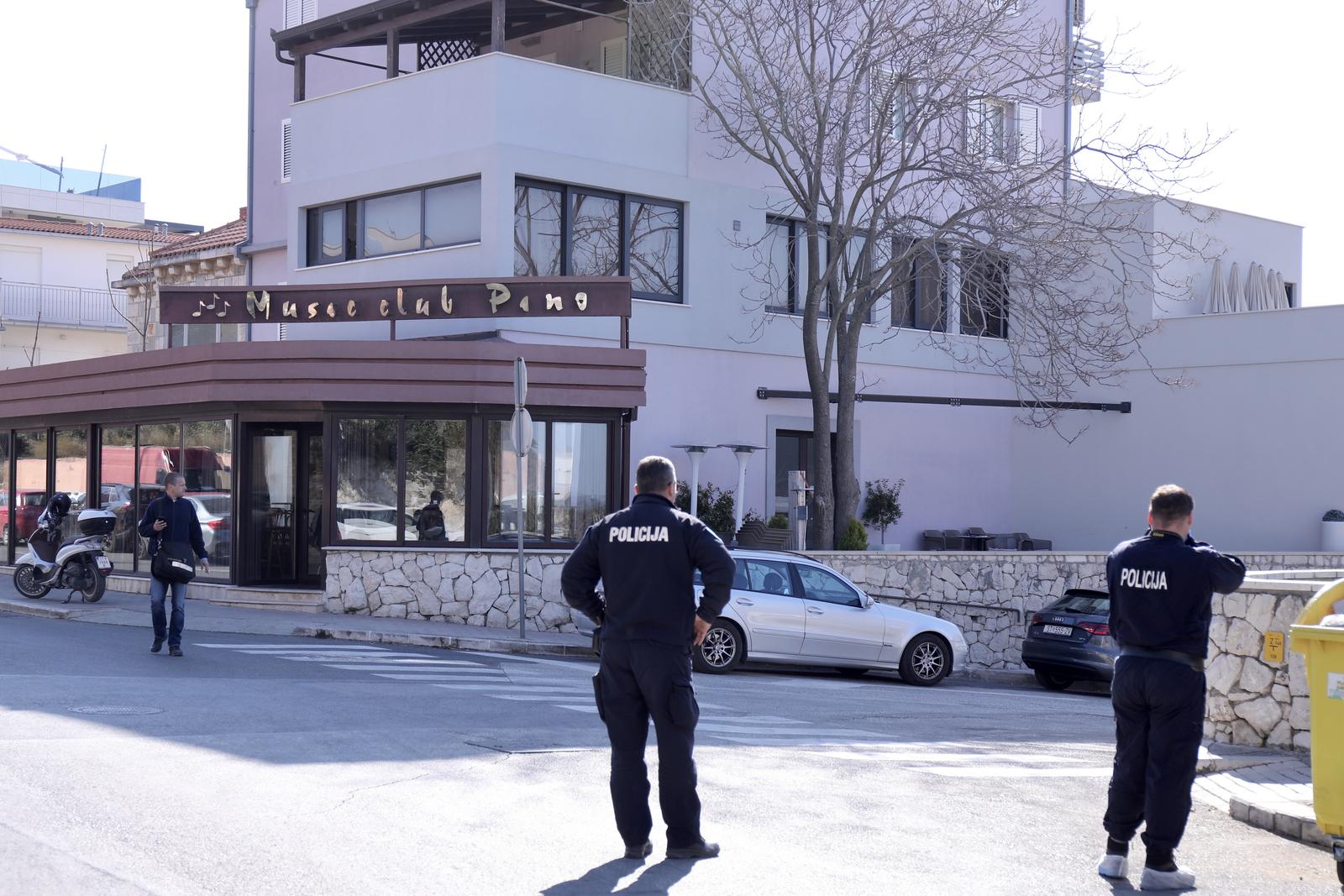 23.03.2022., Split - Policijski ocevid na mjestu pucnjave koja se dogodila nocas u Splitu. Photo: Ivo Cagalj/PIXSELL