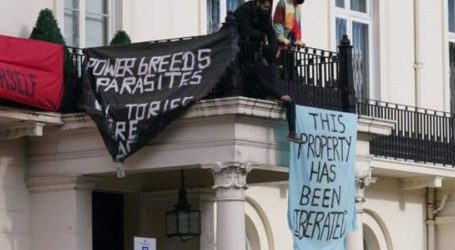 Znak prosvjeda protiv invazije na Ukrajinu: Anarhisti zauzeli vilu ruskog oligarha u Londonu