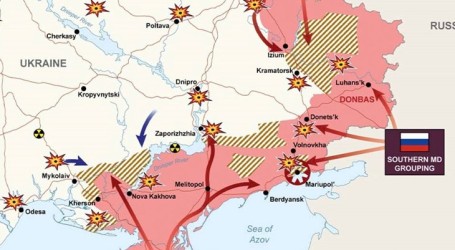 Britanija objavila novu kartu rata u Ukrajini: Kuda će krenuti Rusi s Krima?