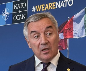 Bruxelles, 24.3.2022.- Crnogorski predsjednik Milo Ðukanoviæ sudjelovao je u Bruxellesu na sastanku vrha NATO-a. 
foto HINA/ Slavko VUKADIN/ ua