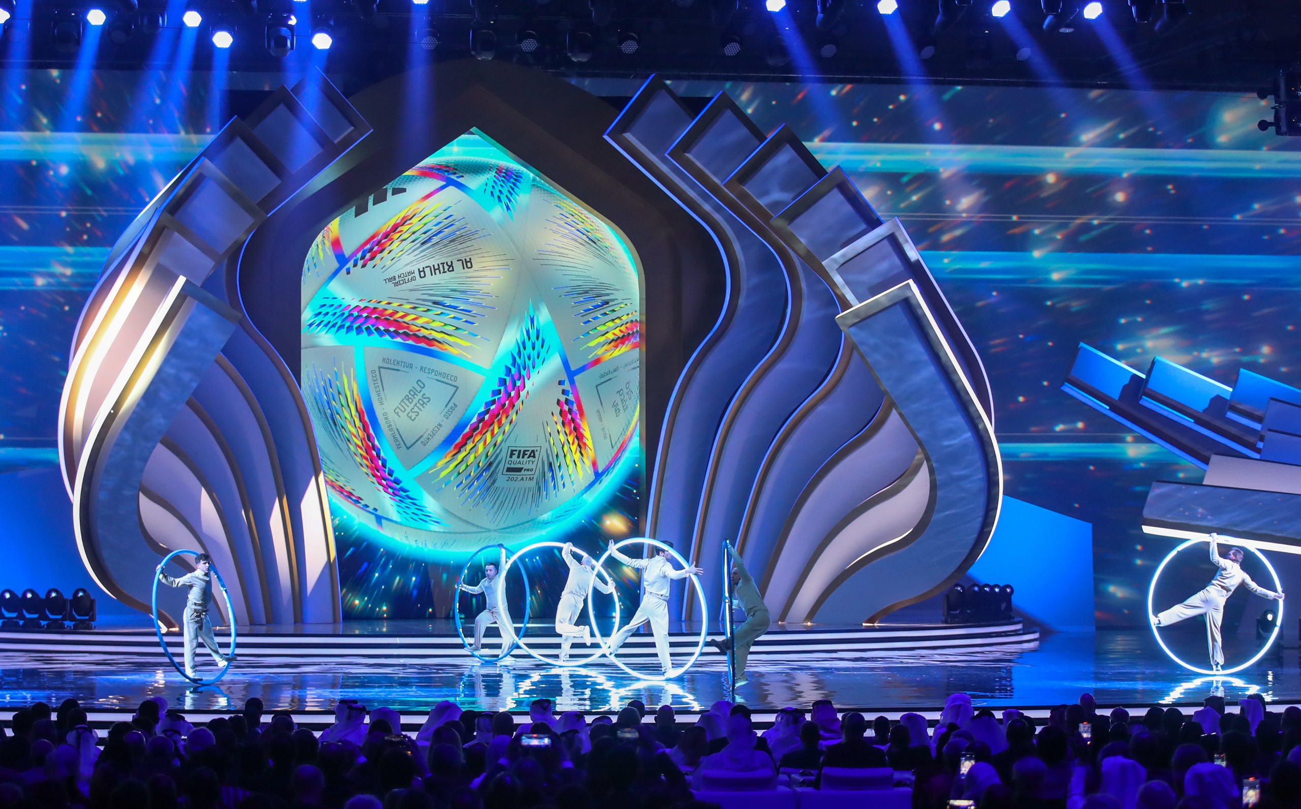 Doha, 01.04.2022 - drijeb skupina Svjetskog nogometnog prvenstva Katar 2022 u Doha Exhibition and Convention Center (DECC). foto HINA/ Damir SENÈAR/ ml