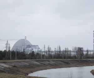 epa09879318 General view of the Chernobyl Nuclear power plant in Chernobyl, Ukraine, 08 April 2022. According to a statement on the situation in Ukraine by the International Atomic Energy Agency (IAEA) Director General on 31 March, Ukraine informed the IAEA that Russian forces that seized control of the Chernobyl Nuclear Power Plant (NPP) since 24 February 'had, in writing, transferred control of the NPP to Ukrainian personnel and moved two convoys of troops towards Belarus'. Russian troops entered Ukraine on 24 February resulting in fighting and destruction in the country and triggering a series of severe economic sanctions on Russia by Western countries.  EPA/MIKHAIL PALINCHAK