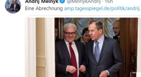 Ukrajinski veleposlanik optužio predsjednika Njemačke: “Povezan je s Rusima, misli da Ukrajinci nisu pravi narod”