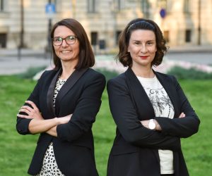 04.05.2022., Zagreb - Viktorija Knežević i Maja Đerek. 

Photo Saša ZinajaNFoto