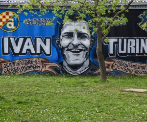 02.05.2021., Zagreb - Grafit posvecen pokojnom Ivanu Turini koje je preminuo 02.05.2013 godine. Photo: Josip Regovic/PIXSELL