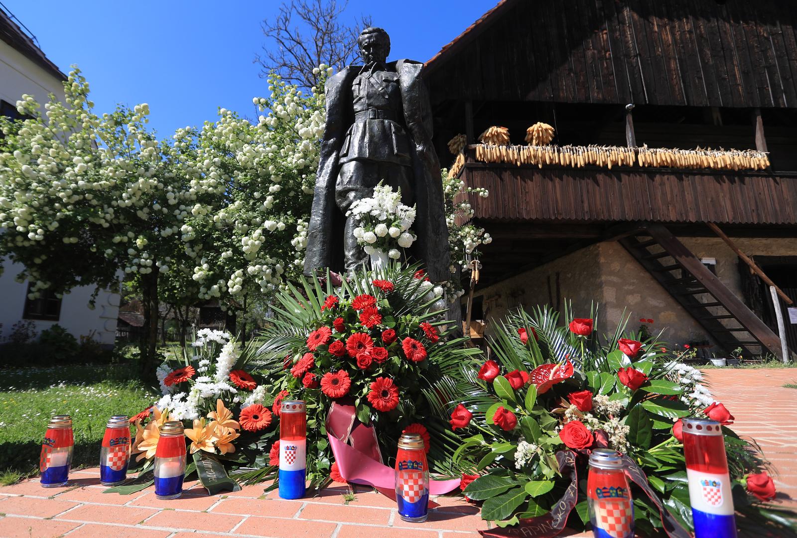 04.05.2020., Kumrovec - Obiljezavanje 40. obljetnice smrti Josipa Broza Tita. Photo: Slavko Midzor/PIXSELL