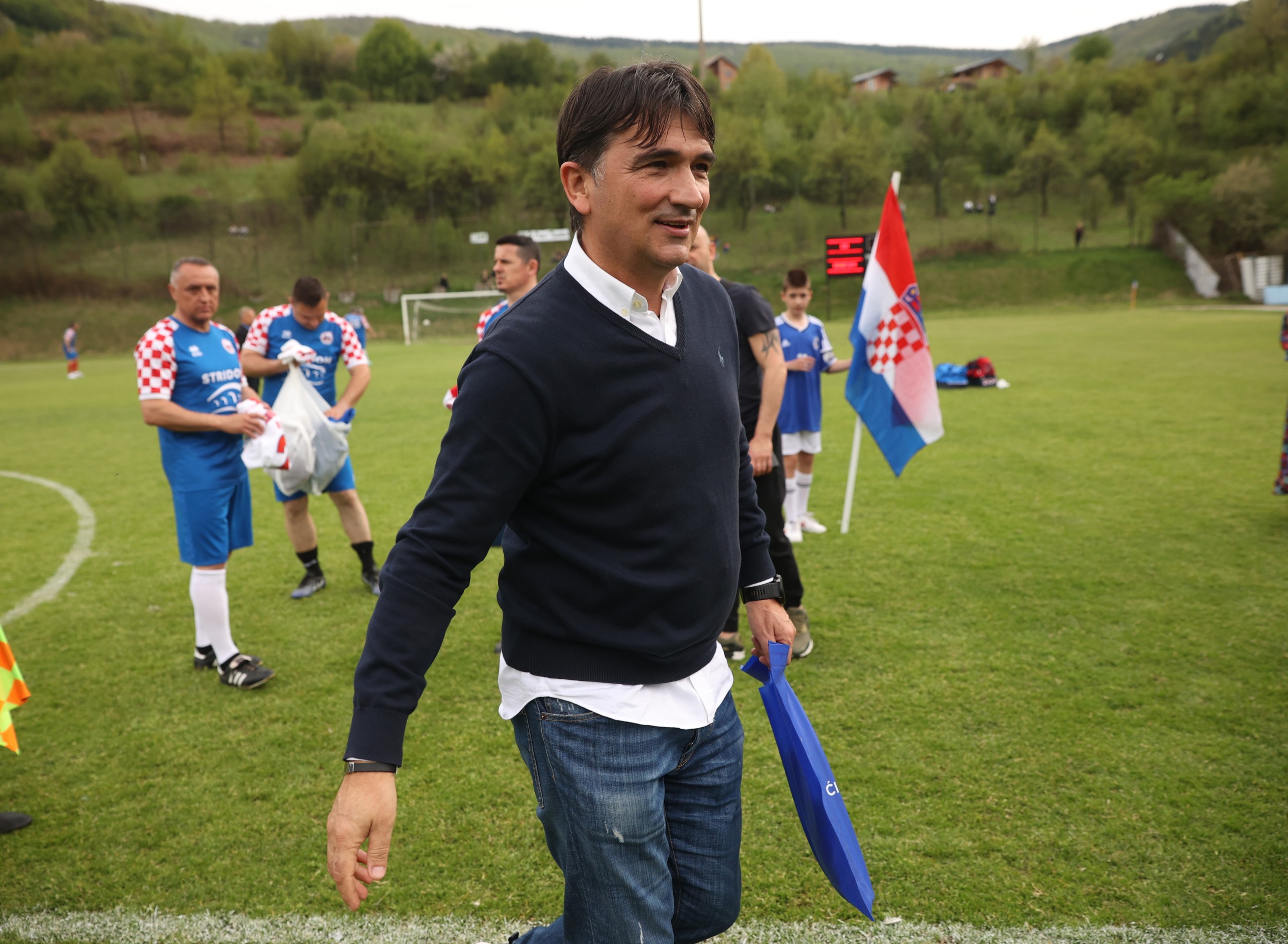 05.05.2022. Travnik - Humanitarna utakmica Hrvatskih protiv BiH nogometnih zvijezda.  Photo: Armin Durgut/PIXSELL