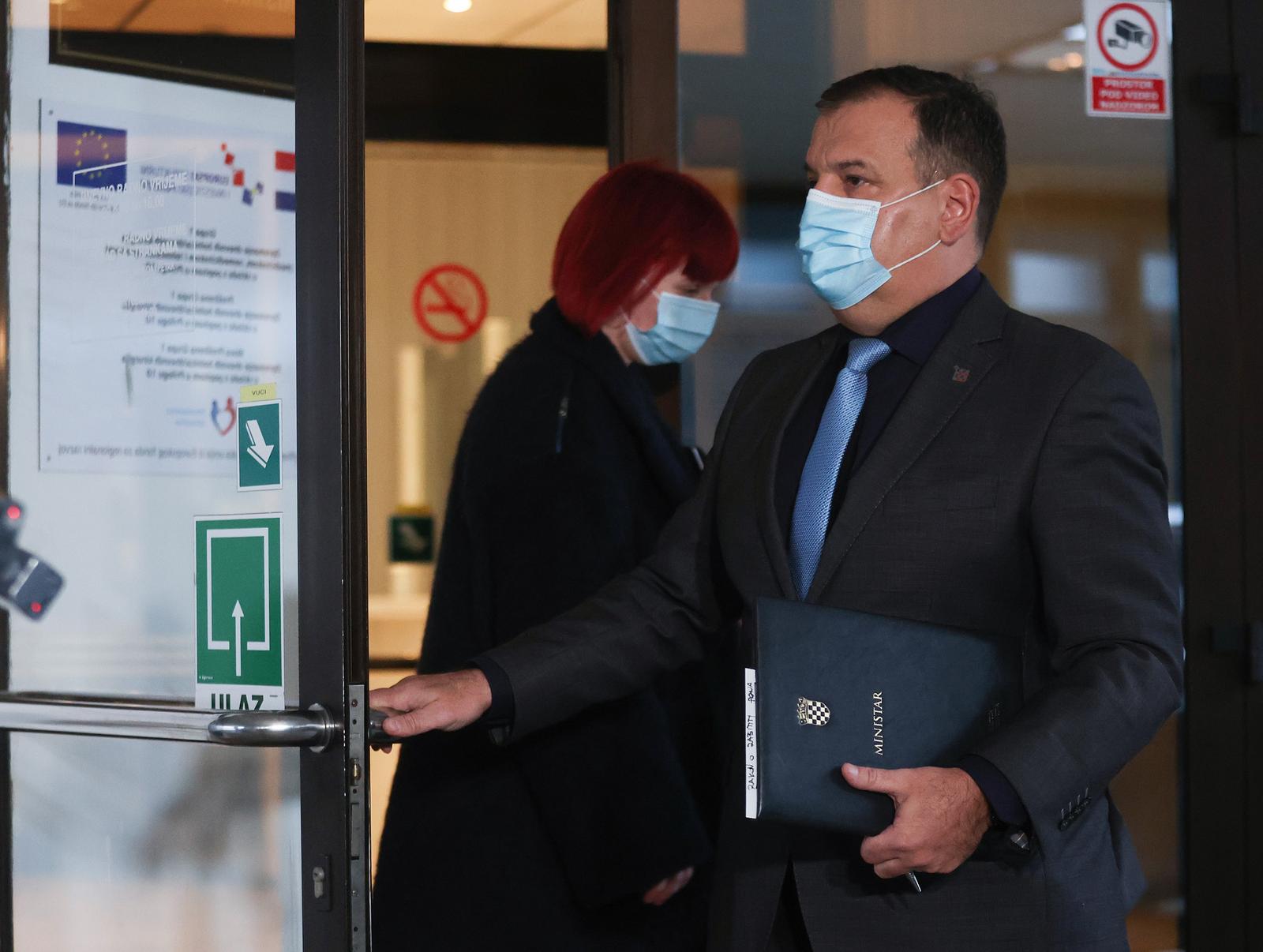 24.01.2021., Zagreb - Ministar zdravstva Vili Beros odrzao konferenciju za medije. Photo: Marko Prpic/PIXSELL
